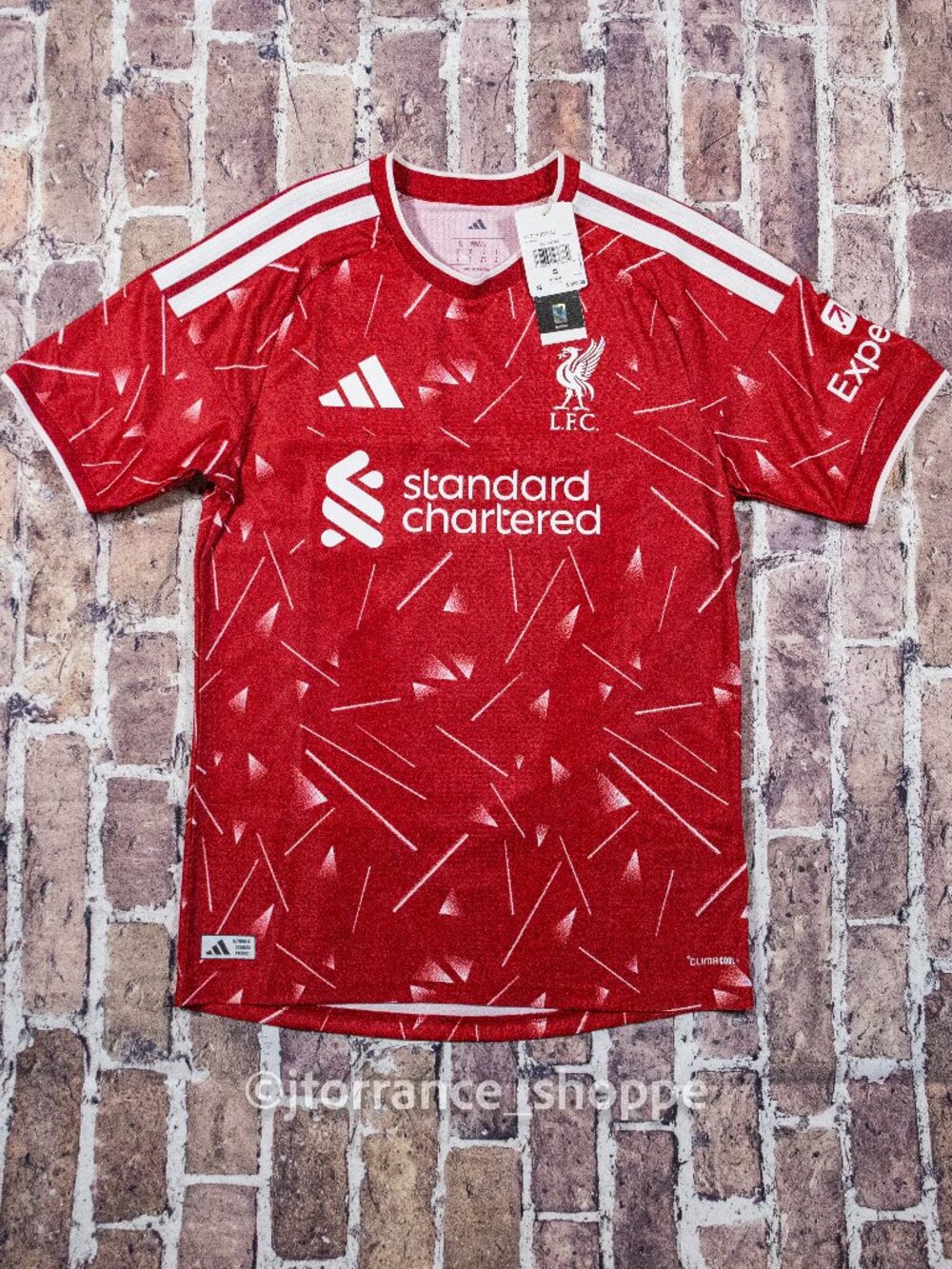 S ~ Adidas Liverpool FC 26/27 Home Jersey Authentic ClimaCool Slim NEW reg $160